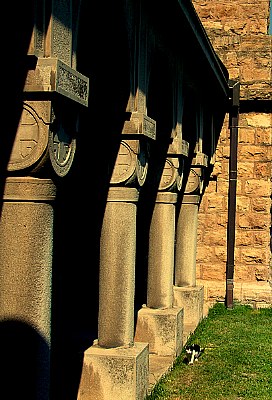 Monastery and the cat