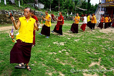 Lama Dance at Rinchenpong Monastery