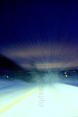 Driving in a Snowstorm