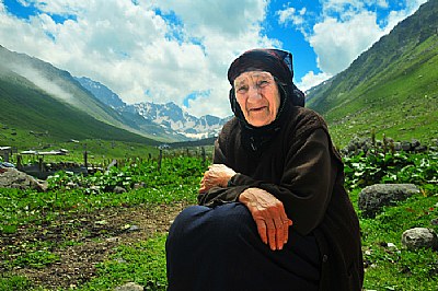 Mountains on Black Sea