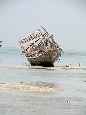 low tide