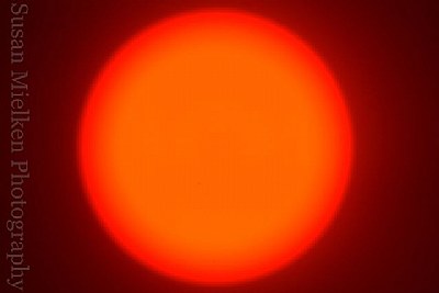 Blood Sun from the Forest Fires