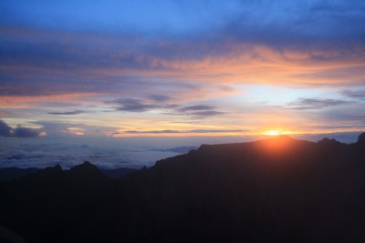 Sunrise at the Summit of Mt. Kinabalu