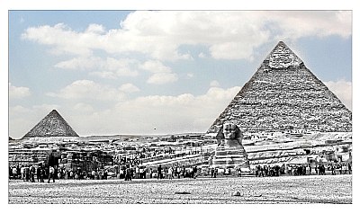 Sphinx and Great Pyramid