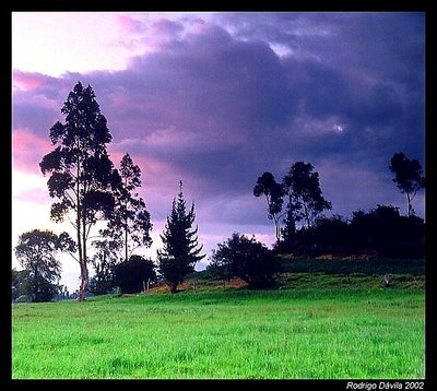 Sunset in Cajamarca