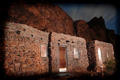 Valley of Fire at night