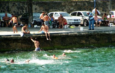 Swimming is fun!