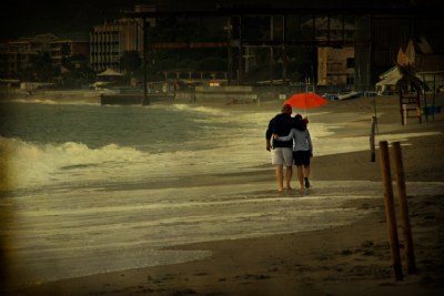 The red umbrella