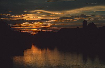 Sunset in Wroclaw