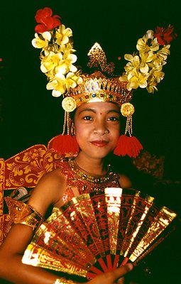 Young Balinese dancer