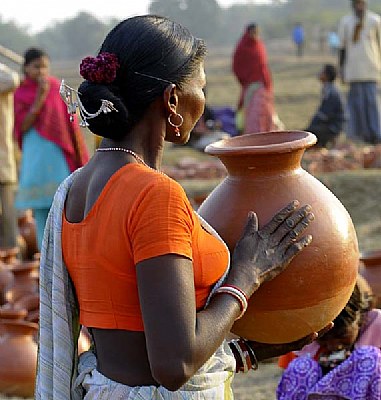 LADY WITH EARTHEN POT