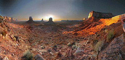 morning  Monument Valley