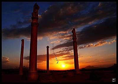 Persepolice Sunset  