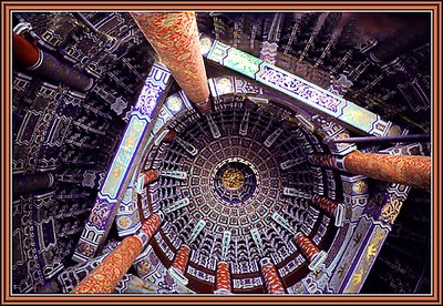 Temple Ceiling Llhasa, Tibet