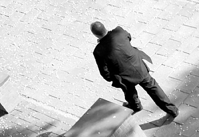Man without 'present'.