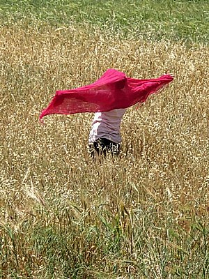 red scarf !