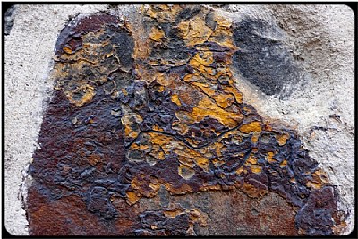 abstract iron rock