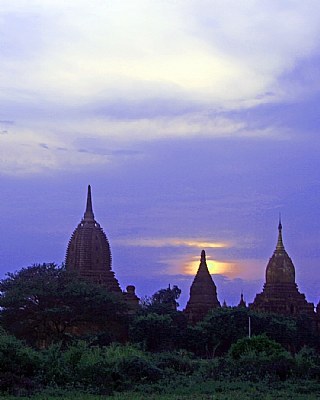 Sunset & Temples