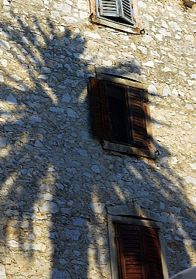 shadow on the wall