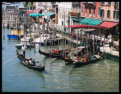 The Gondolier in Canal Grande