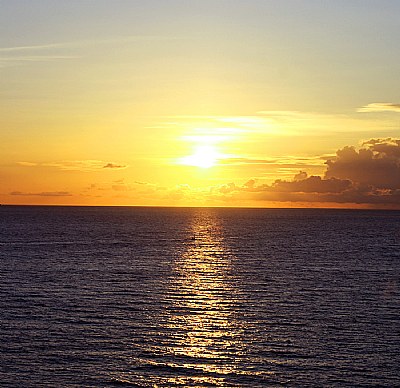 Sunny Light on the Sea