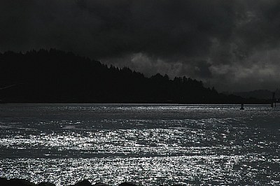 Humboldt Bay On A Rainy Day