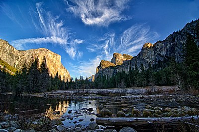 A calm in Yosemite