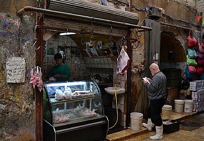 The butcher's shop