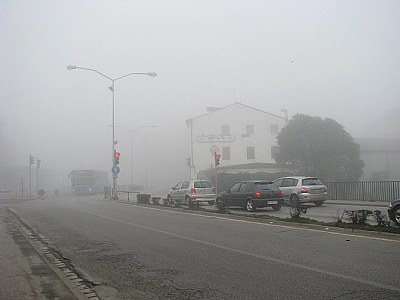 a foggy day