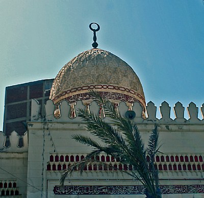 Mosque & Palm Tree