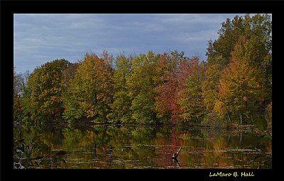 Memorial Lake Fall Colors