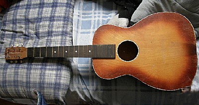 Brown Guitar