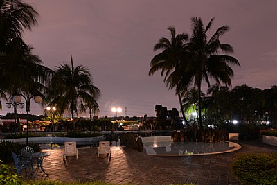 Poolside at Night