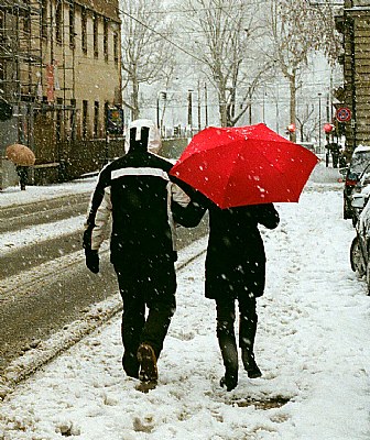 Snow in turin