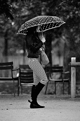 Rain,with style.