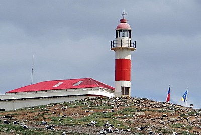 Lighthouse & Flags