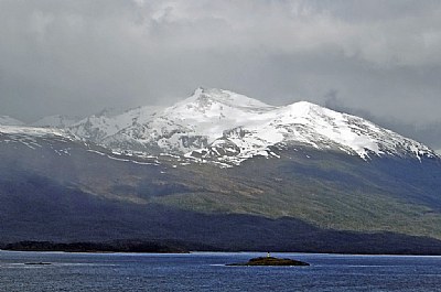 Snowy Peak & Islet