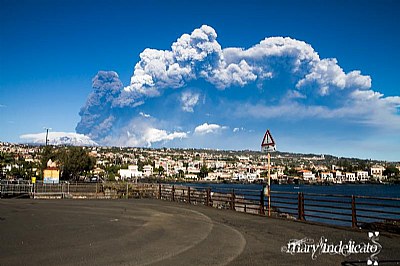 Volcano Etna  eruption