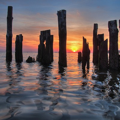 Sunset on the Nanticoke IV