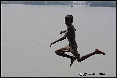 Diving in Ganges..... 