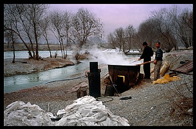 Workers at River Zayander
