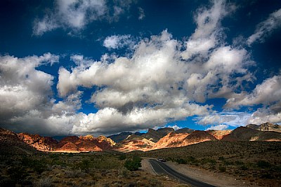 Clouds over Calico Basin