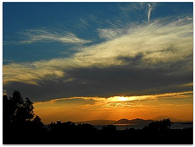 sunset clouds...