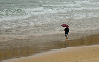 Winter beach