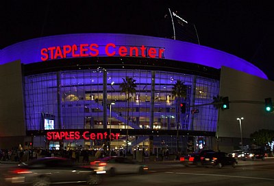 "Staples Center at Night"