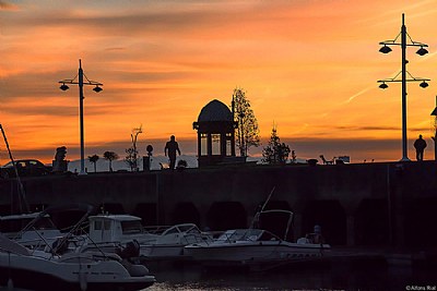 Bajamar en el embarcadero - Low tide on pier