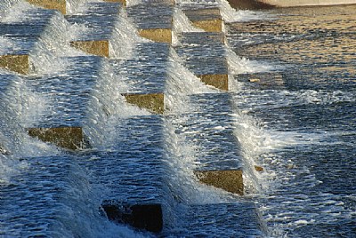 White Rock Dam block falls