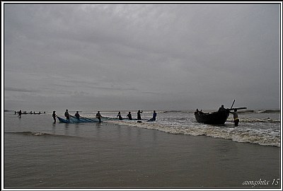 A rainy day at Sankarpur