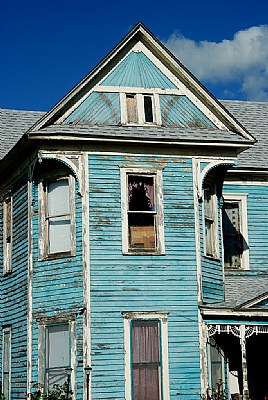 Blue House Windows