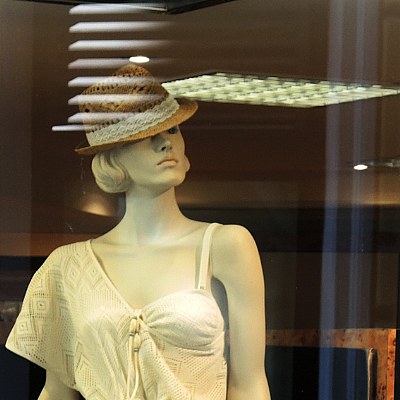 woman with hat